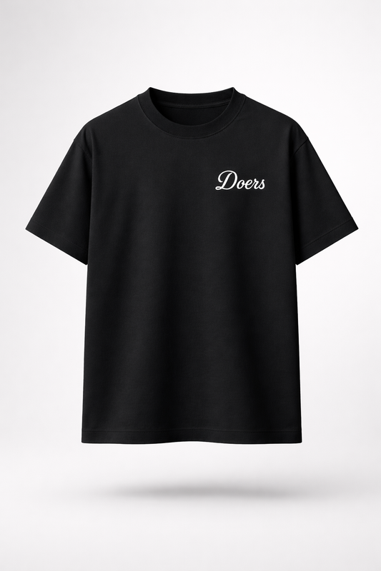 DOERS - BLACK TEE