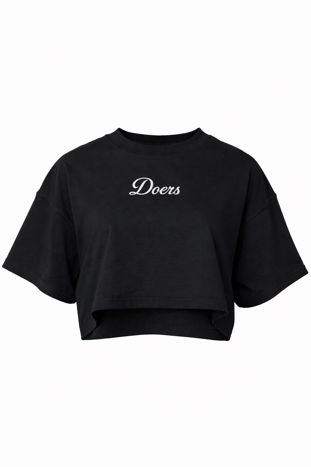 DOERS – WOMEN’S CORE CROP BLACK
